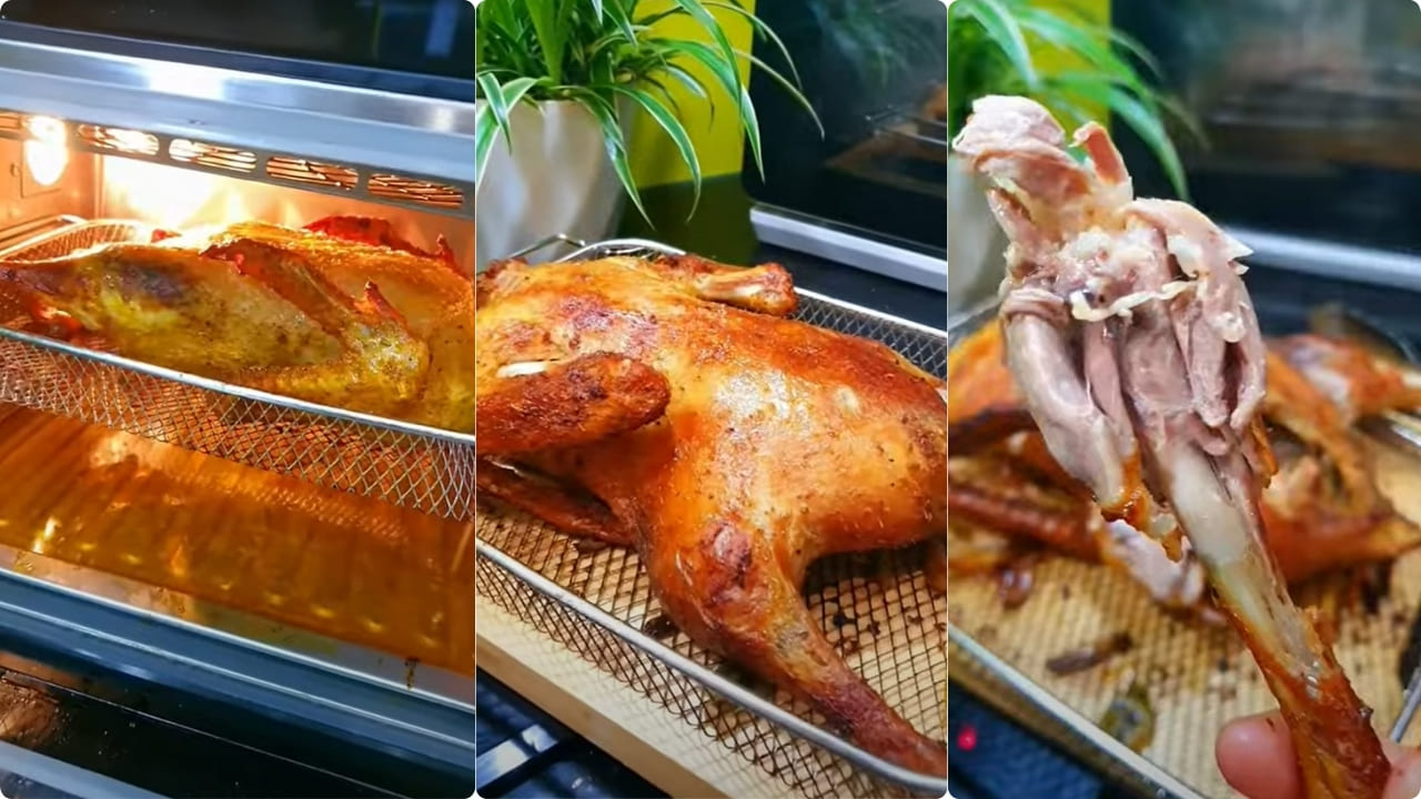 Vịt nướng lá mắc mật | Nồi chiên hơi nước 2GOOD S100